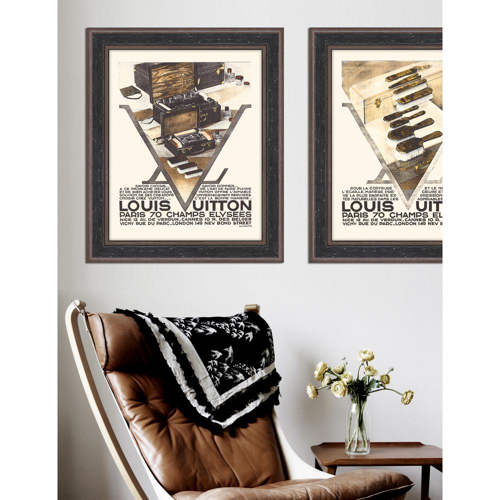 Melissa Van Hise 15.5 in. x 18.5 in. &quot;Louis Vuitton I&quot; Framed Giclee Print Wall Art-HDBF31160 ...