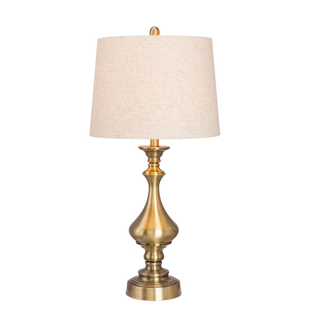 brushed brass table lamps