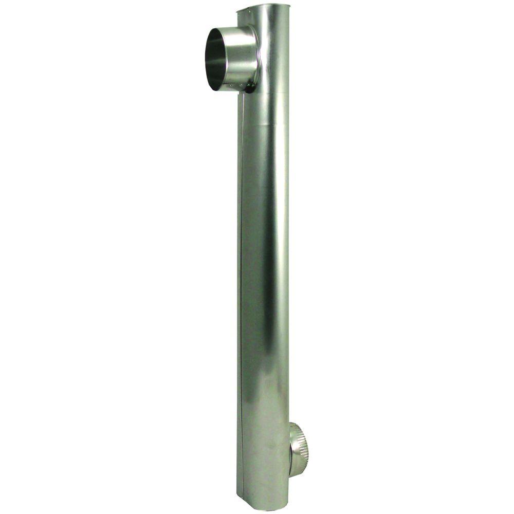 4 in. Oval Skinny Duct Aluminum Dryer VentDAF1 The Home Depot