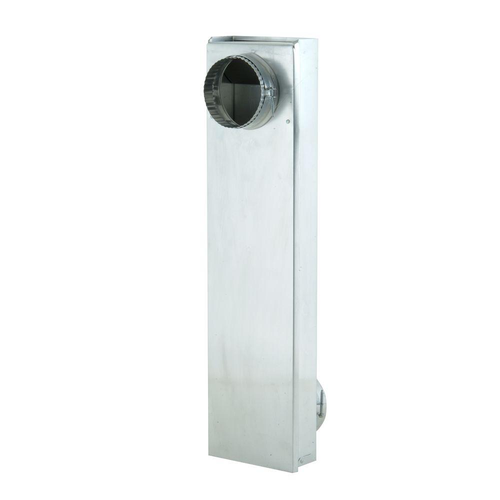 Deflect-o 4 in. x 8 ft. Semi-Rigid Aluminum Dryer Venting Duct ...