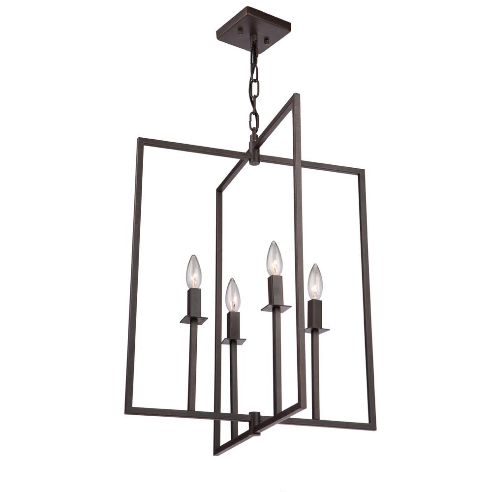 ARTCRAFT 4 Light Oil Rubbed Bronze Chandelier CLI ACG007351 The Home   Oil Rubbed Bronze Artcraft Chandeliers Cli Acg007351 64 300 