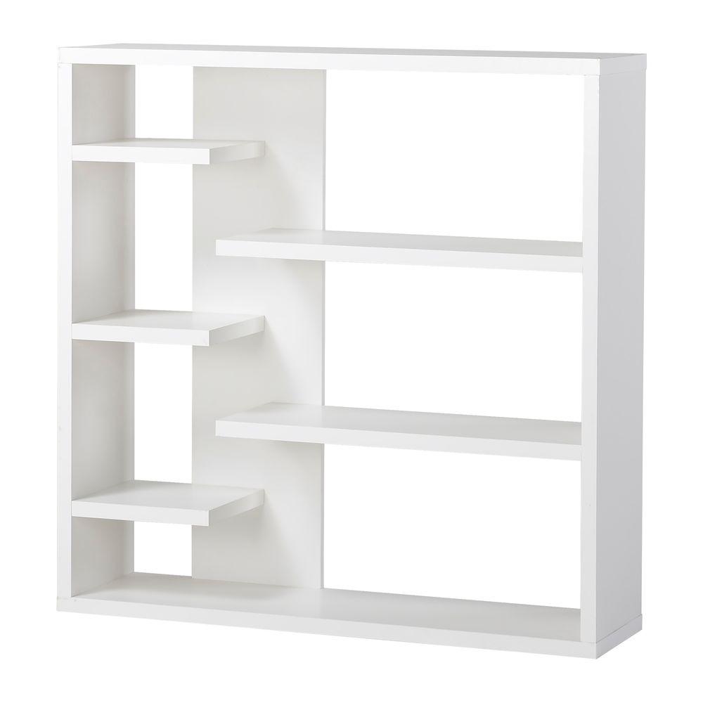 White Open Bookcase ZH1415832W The Home Depot   White Bookcases Zh1415832w 64 1000 