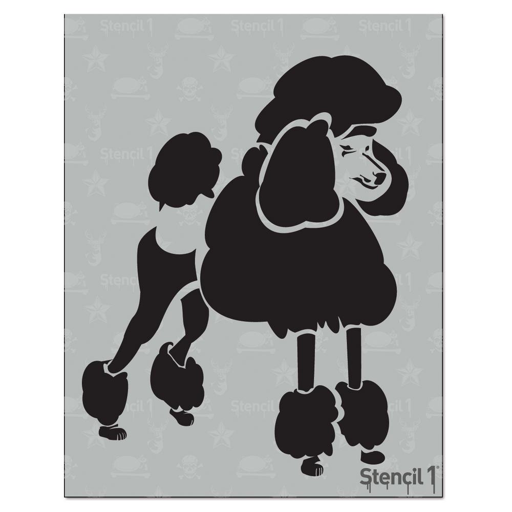 Stencil1 Poodle Stencil S1 01 06 The Home Depot