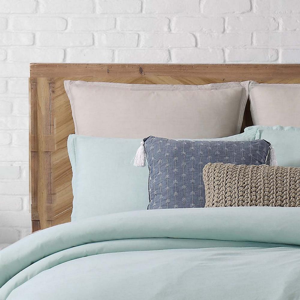 chambray euro sham