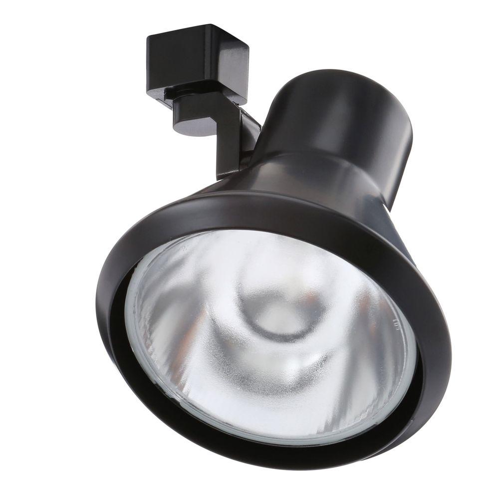 Juno Trac Lites Black Flared Step Light R550 Bl The Home Depot Juno Trac Lites Black Flared Step Light