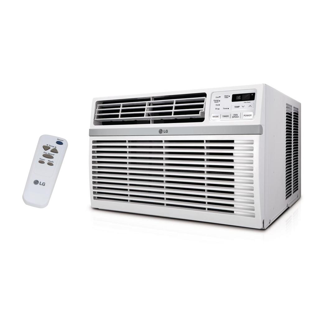 Lg Electronics 18 000 Btu 230 208 Volt Window Air Conditioner With Remote And Energy Star In White