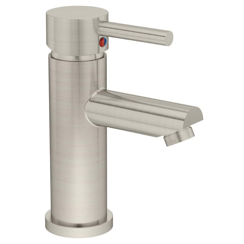 Symmons Dia Single Hole 1 Handle Bathroom Faucet In Satin SLS 3510