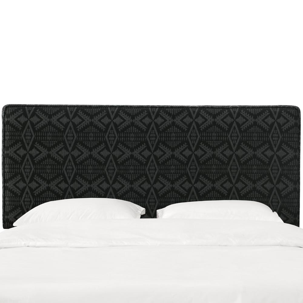 Skyline Furniture Diamond River Tonal Charcoal King Box Seam Skyline Furniture Diamond River Tonal Charcoal King Box Seam Headboard
