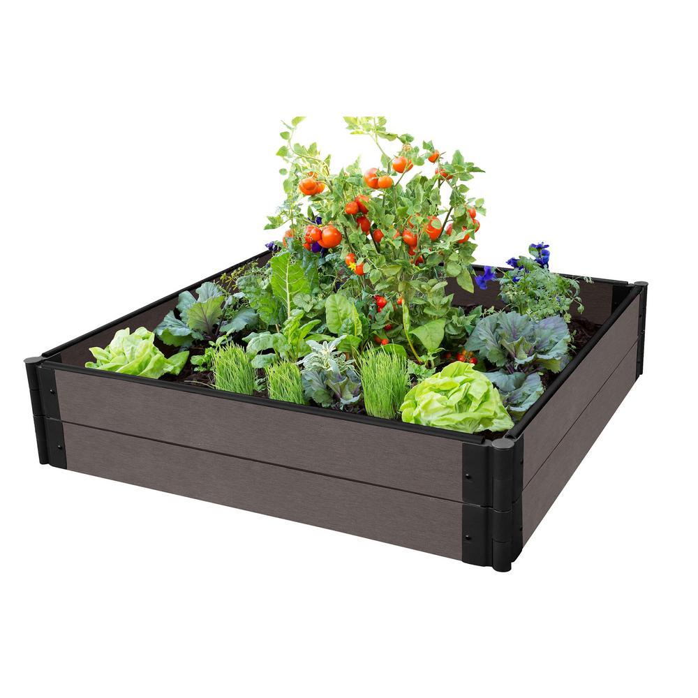 Frame It All Raised Garden Beds Center The Home Depot - Frame It All White Composite Raised Garden Bed Kit Frame It All Raised Garden Beds Center The Home Depot - Frame It All White Composite Raised Garden Bed Kit