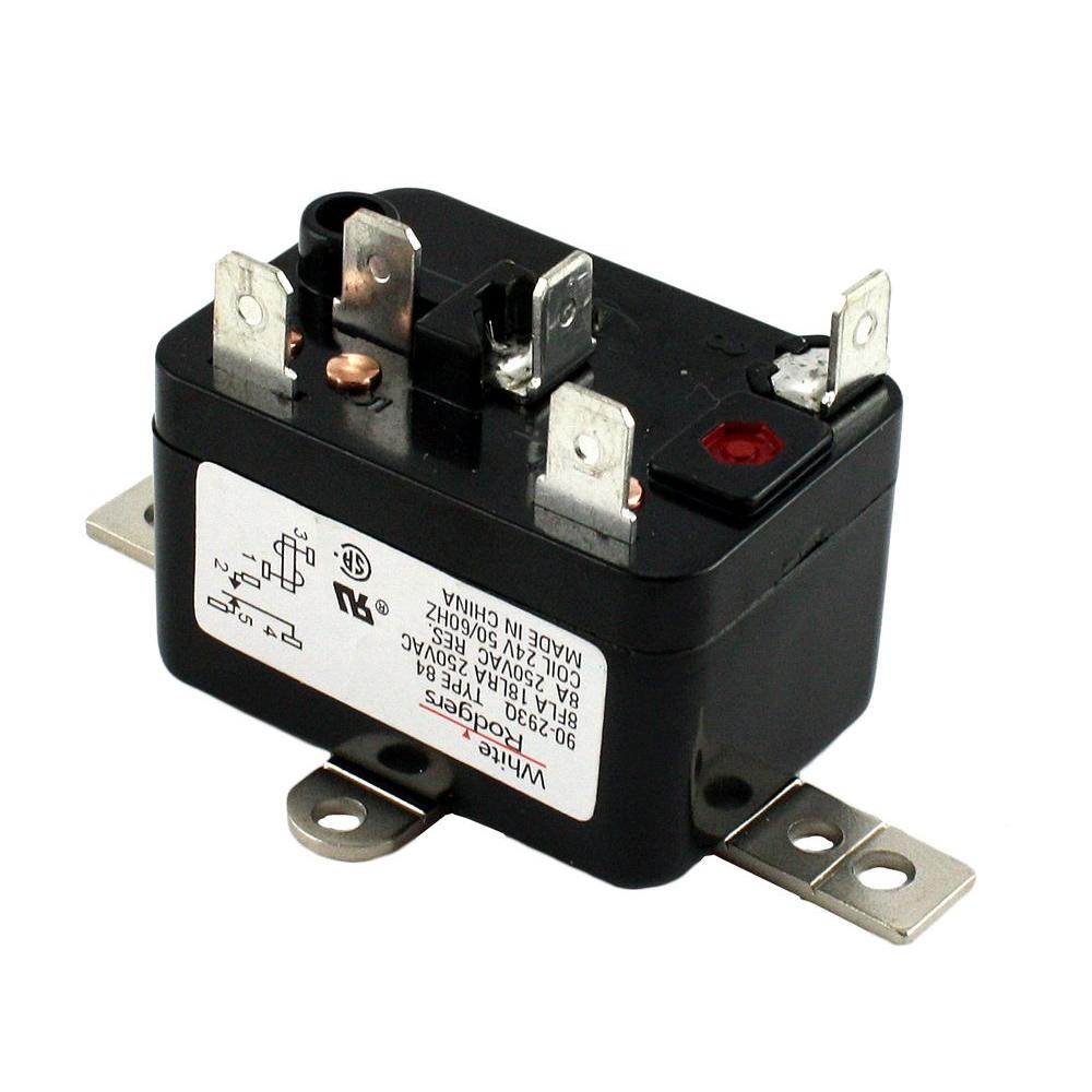 White Rodgers 24-Volt Coil-Voltage SPDT RBM Type Relay-90 ... furnace spdt relay wiring diagram 