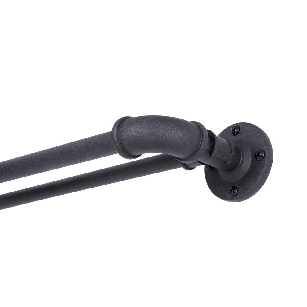 Umbra Twilight 3 4 In Dia Double Rod 88 In 144 In In Matte