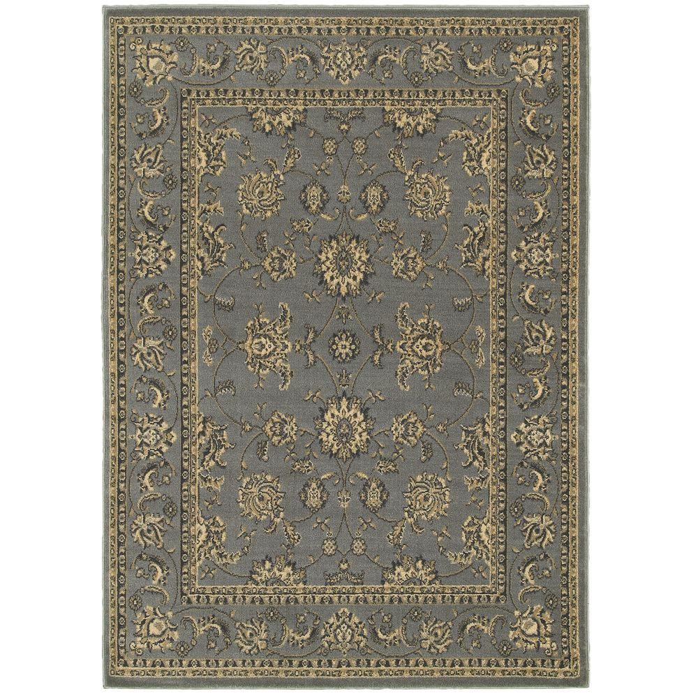 Home Decorators Collection Amador Gray 5 Ft X 7 Indoor Area Rug Plush Indoor Area Rug