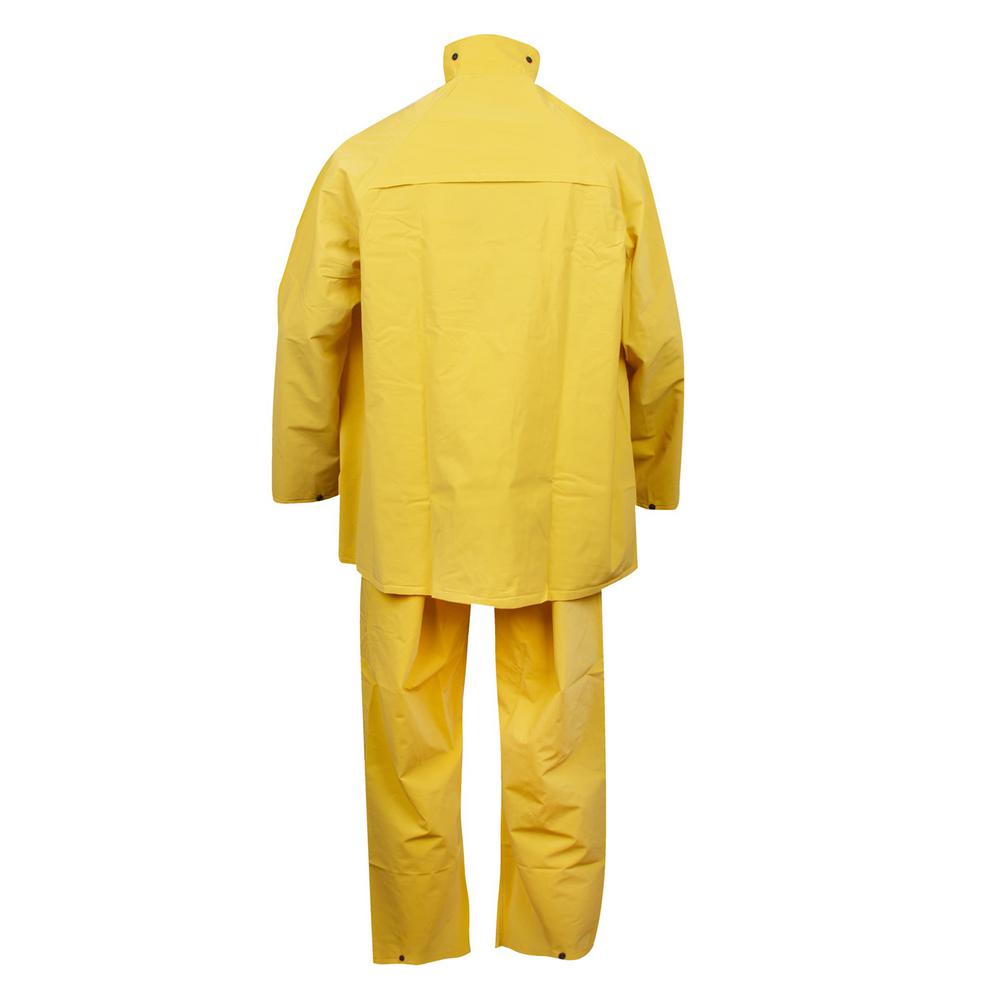 Cordova Safety Products HV353G4XL Riptide Rainsuit 4X-Large Hi-Vis Lime 3-Piece