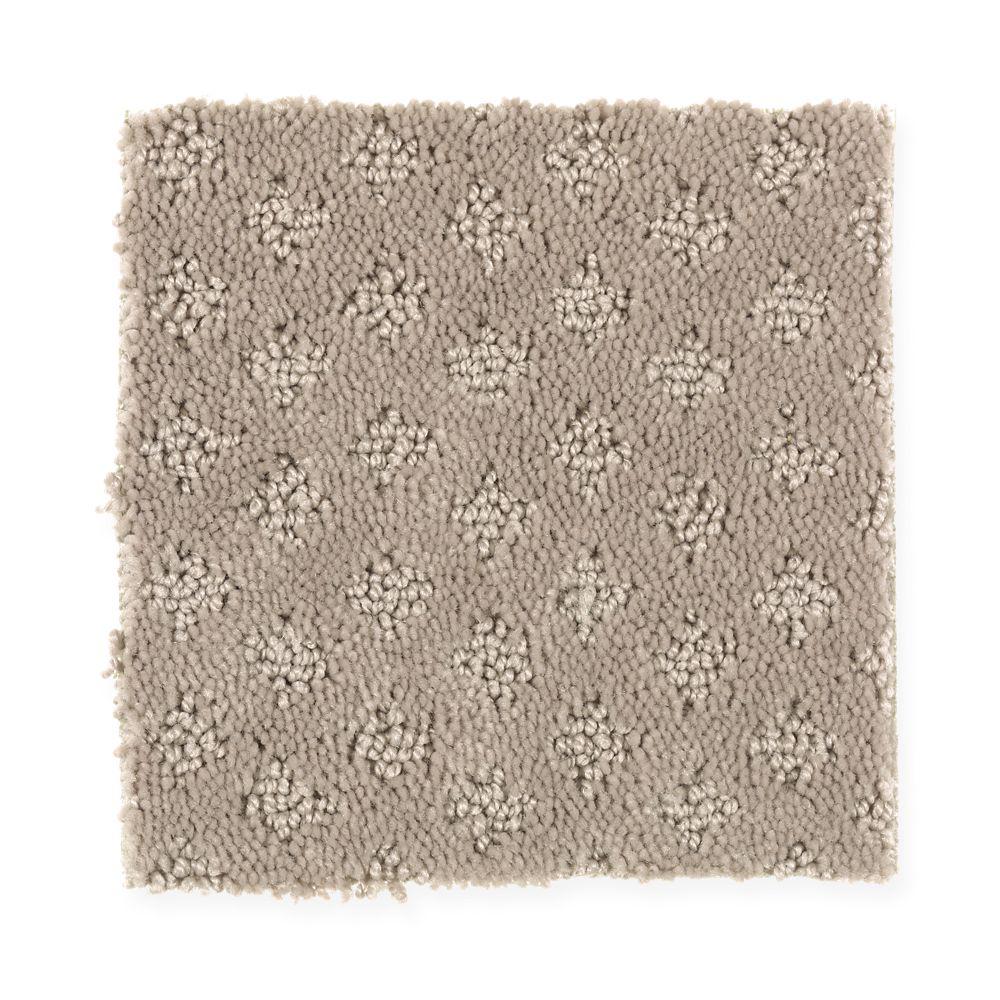 Trafficmaster Residential Carpet Sample Charming In Color Mushroom