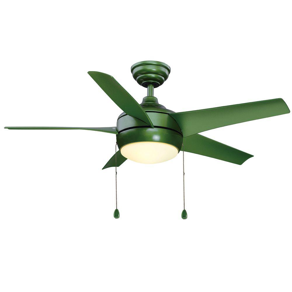Home Decorators Collection Windward 44 In Led Green Ceiling Fan Home Decorators Collection Windward 44 In Led Green Ceiling Fan 54403 The Depot