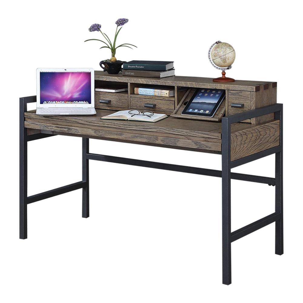 Turnkey Products Fremont Toffee 51 In Smart Top Desk Iq Fre 51sd