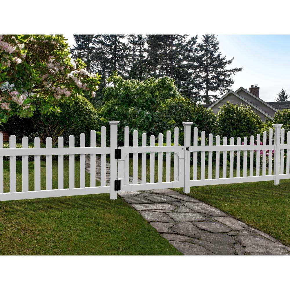 picket fence gate home depot
