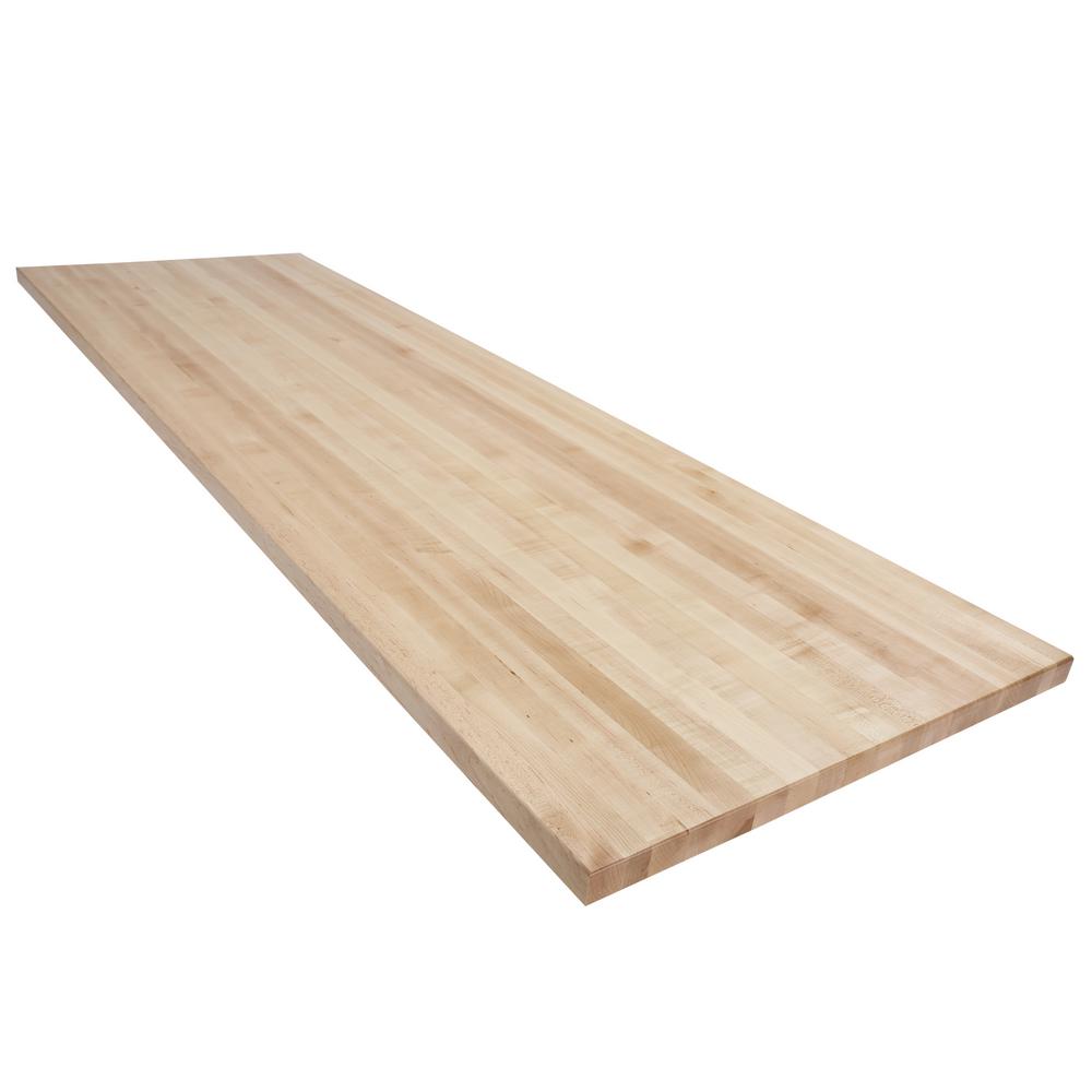 Swaner Hardwood 8 Ft L X 2 Ft 6 In D X 1 75 In T Butcher Block