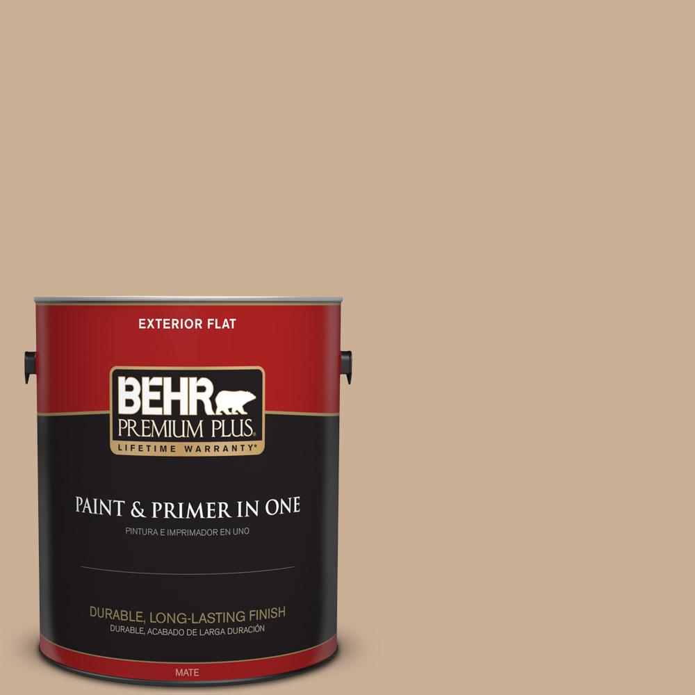 Behr Premium Plus 1 Gal N260 3 Polo Tan Flat Exterior Paint 440001 Behr Premium Plus 1 Gal N260 3 Polo Tan Flat Exterior Paint