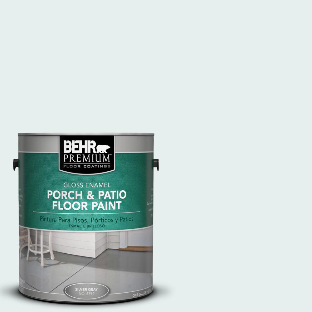 Behr Premium 1 Gal 730e Polar White Gloss Interior Exterior 730e 1 Polar White Gloss Interior Exterior Porch And Patio Floor Paint