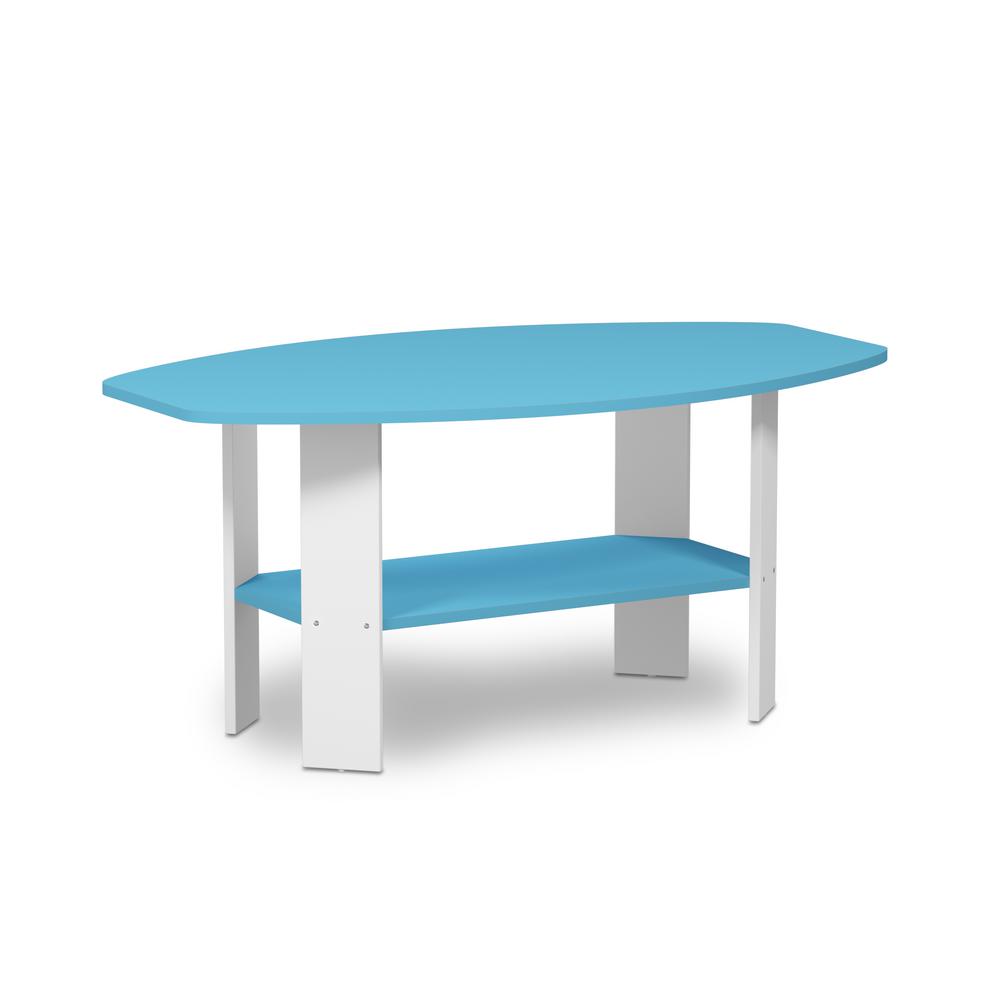 Furinno Simple Design Light Blue Coffee Table LBL