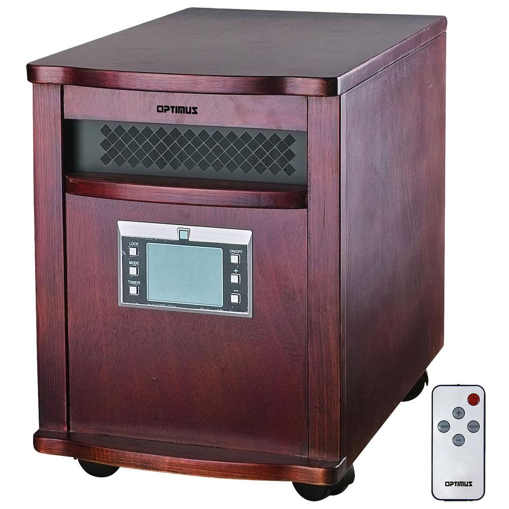 Optimus 1000-Watt to 1500-Watt Radiant Quartz Infrared Heater with ...