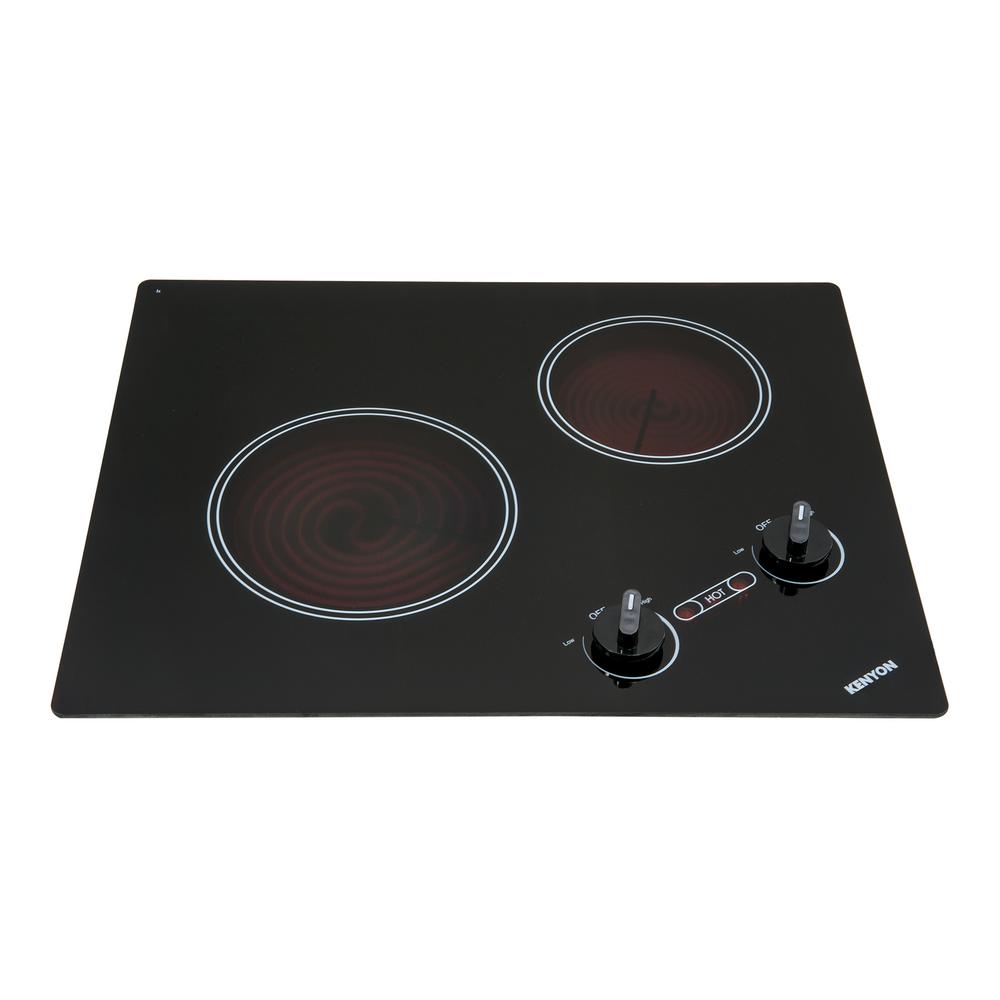 Kenyon Arctic Series 21 In Radiant Electric Cooktop In Black With