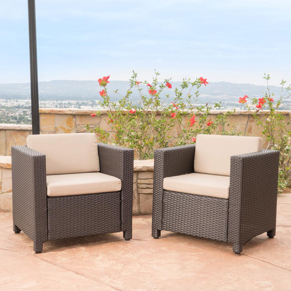Yukon Glory Cappuccino All Weather Wicker Pattern Outdoor