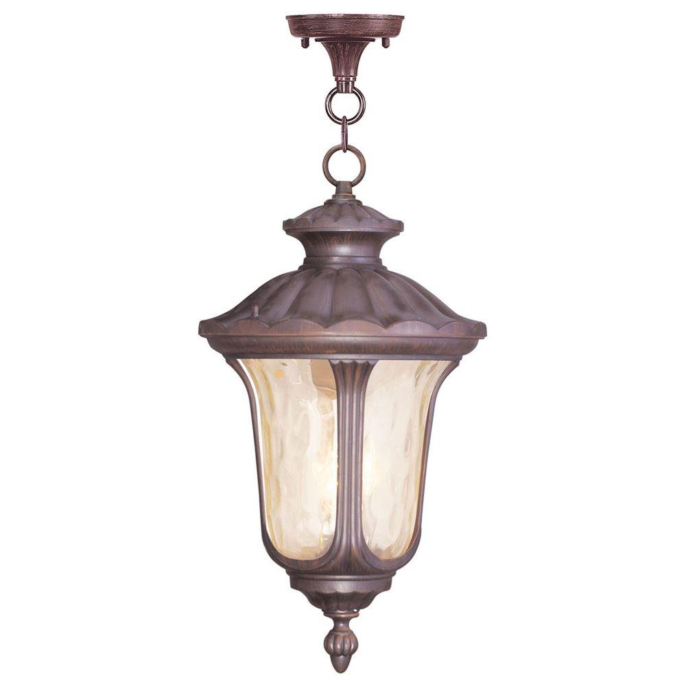 Livex Lighting Providence 3-Light Imperial Bronze Outdoor Hanging ...