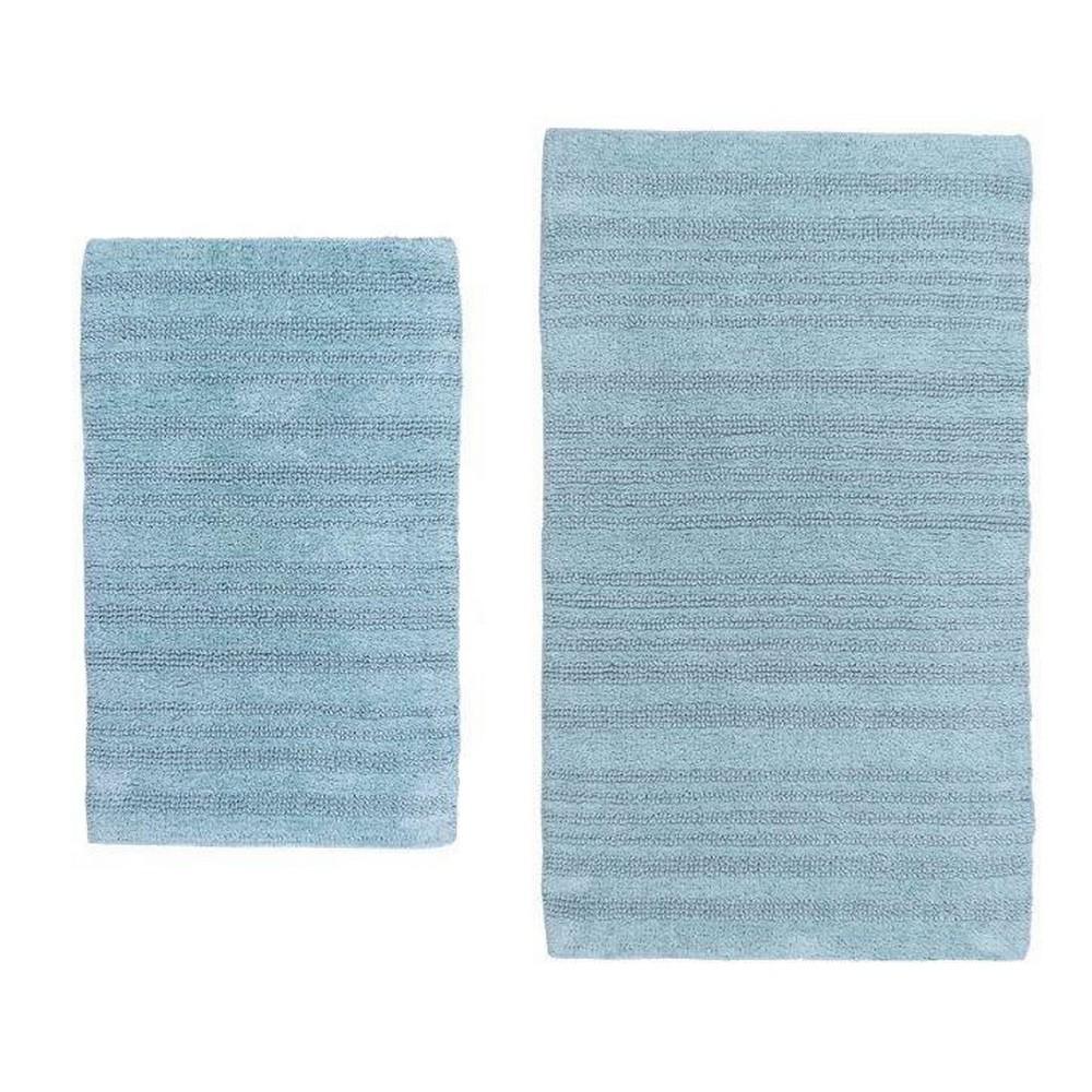 CASTLE HILL LONDON Echo Light Blue 17 in. x 24 in. and 24 in. x 40 in