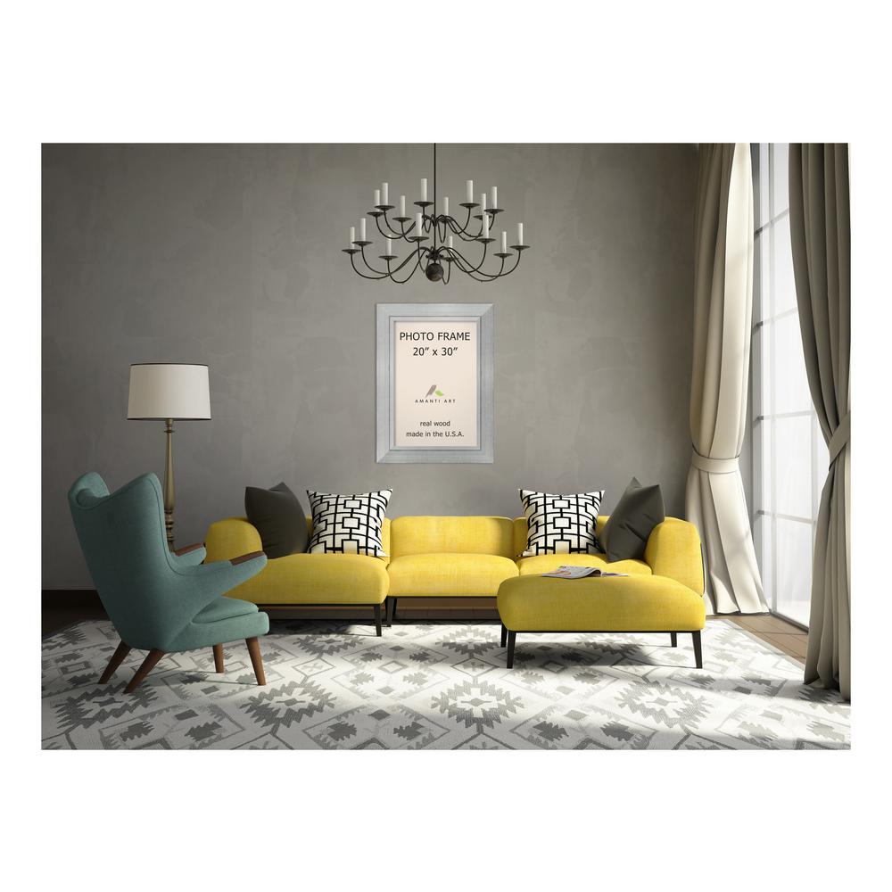 Amanti Art Romano 20 In X 30 Silver Picture Frame Dsw1385388 Amanti Art Romano 20 In X 30 Silver Picture Frame