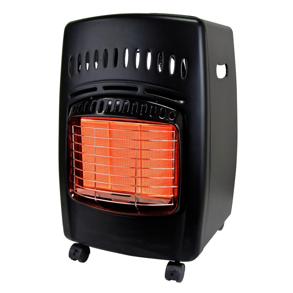 propane space heater hook up