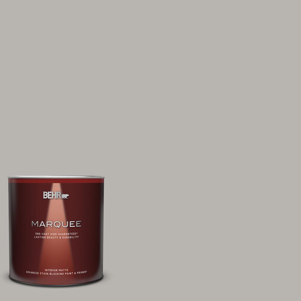 Behr Marquee 1 Qt 790e 3 Porpoise Matte Interior Paint And Primer In One 145004 The Home Depot