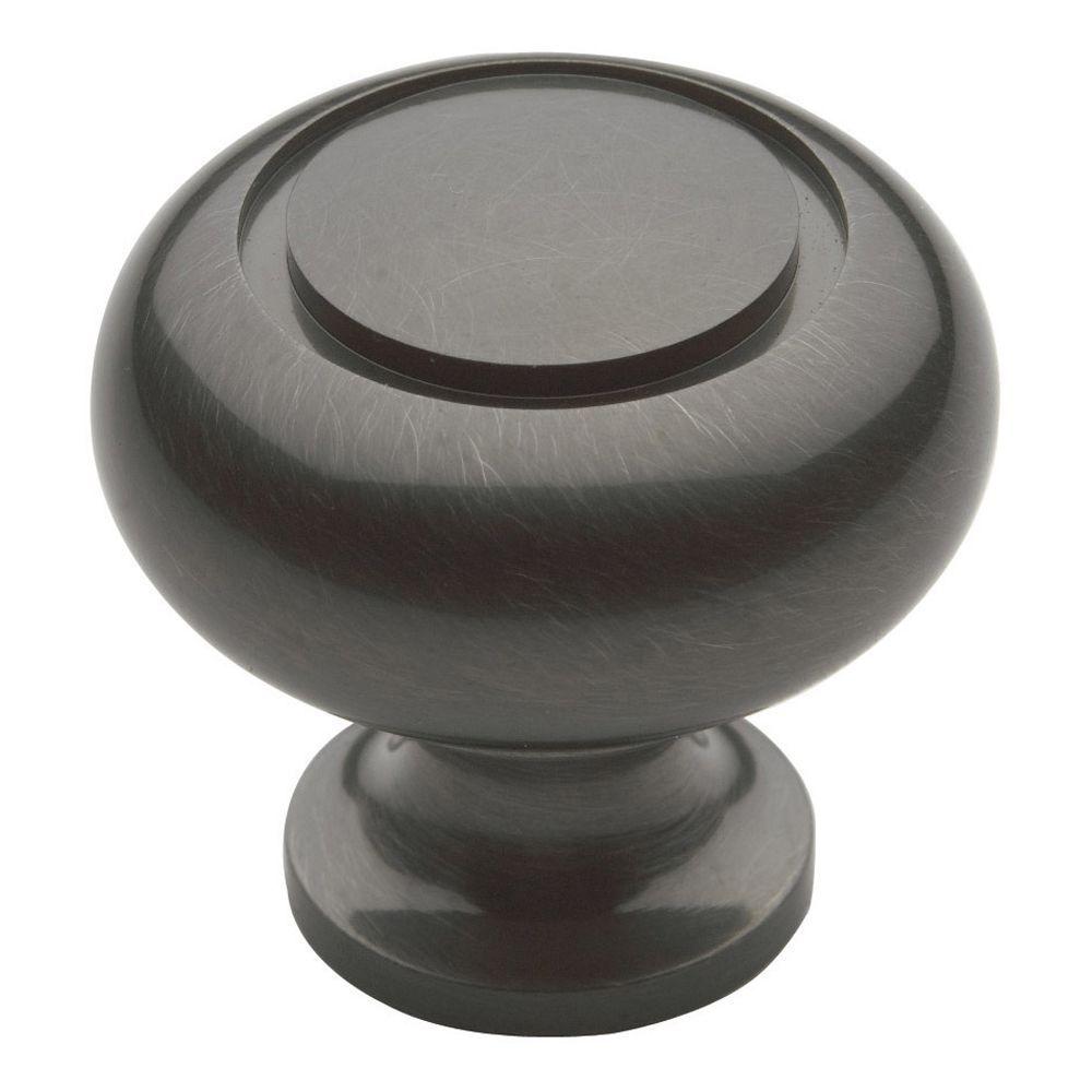 Baldwin Dominion 1-1/4 in. Satin Chrome Round Cabinet Knob ...