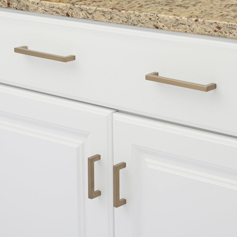 Gold Drawer Pulls Cabinet Hardware The Home Depot