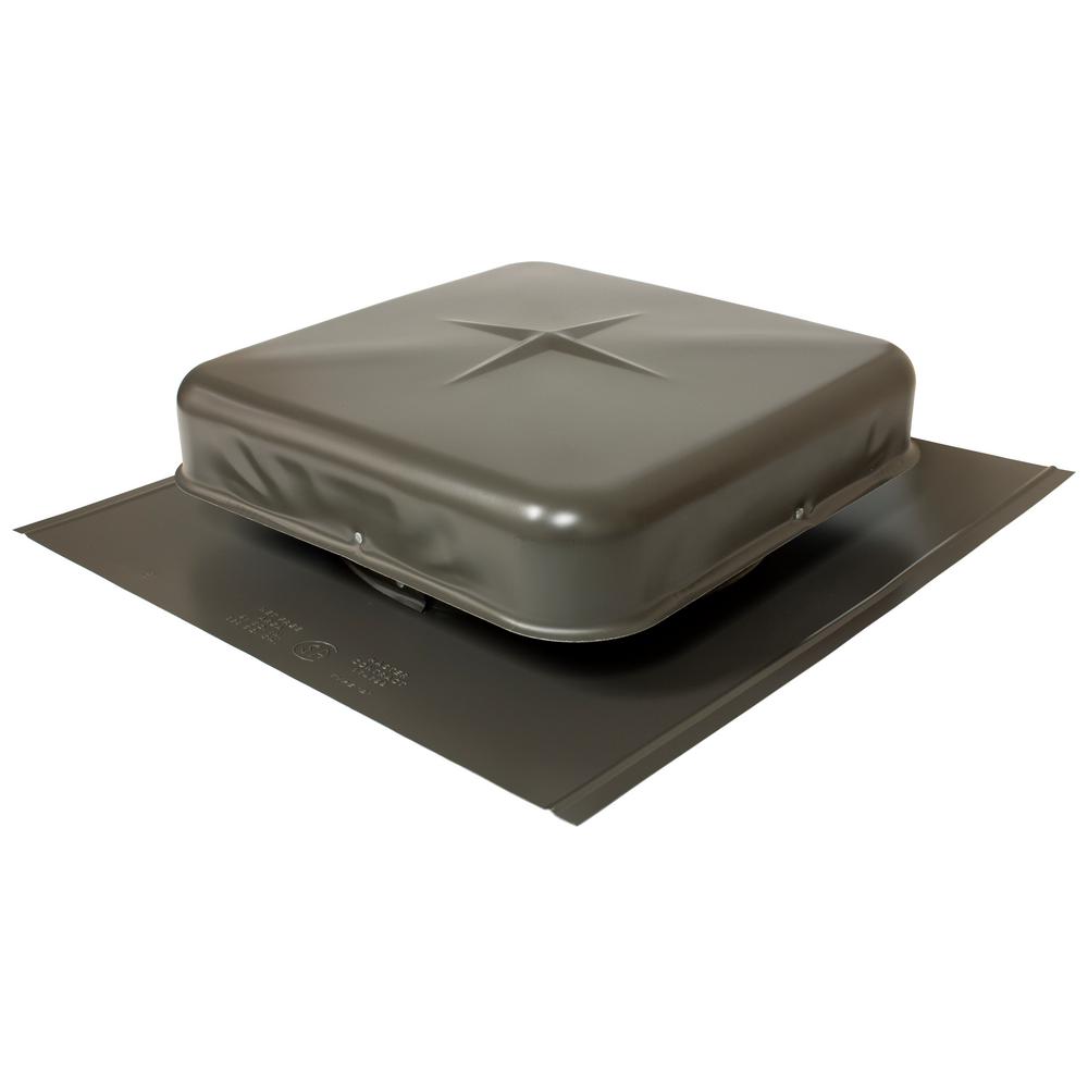 Air Vent 50 sq. in. NFA Galvanized SquareTop Roof Louver Static Vent