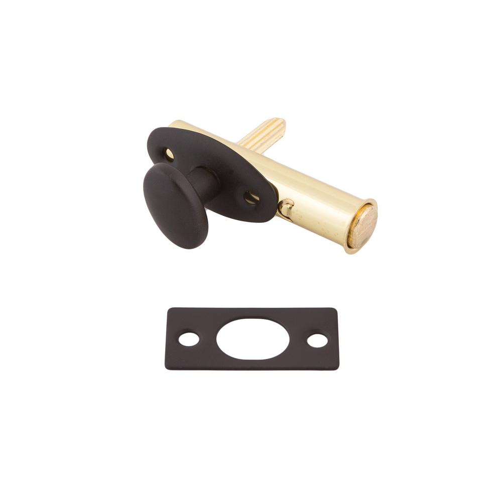 Solid Brass Mortise Door Bolt in Oil-Rubbed Bronze-28500-10B - The Home ...