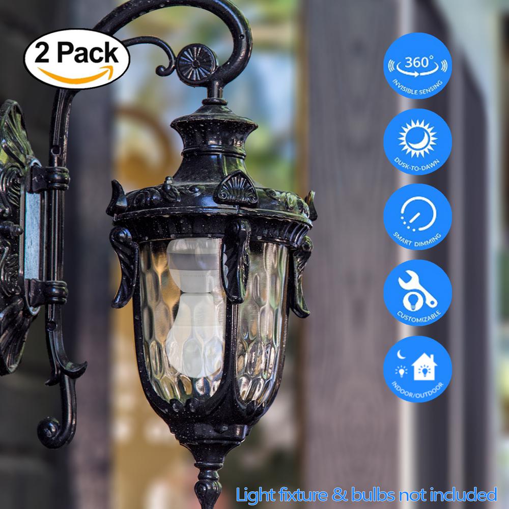 eSenLite LED CFL Bulb Lamp Sockets of Motion Activated Radar Sensor