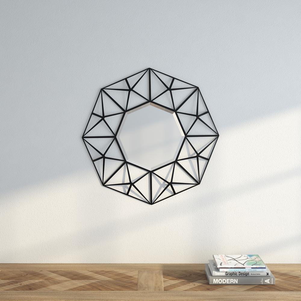 Irregular Southern Enterprises Metal Mirrors Wall Decor W Geometric Mirror