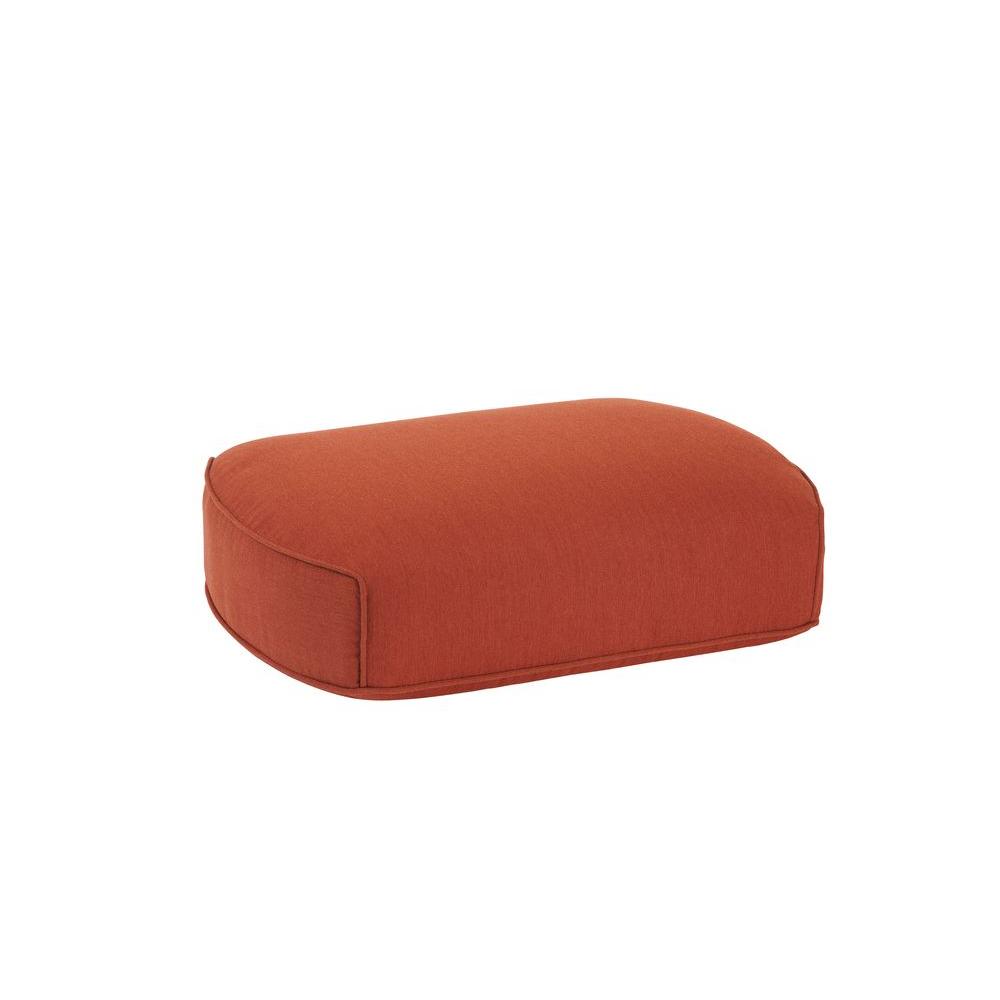 Brown Jordan Highland Replacement Outdoor Ottoman Cushion in Cinnabar