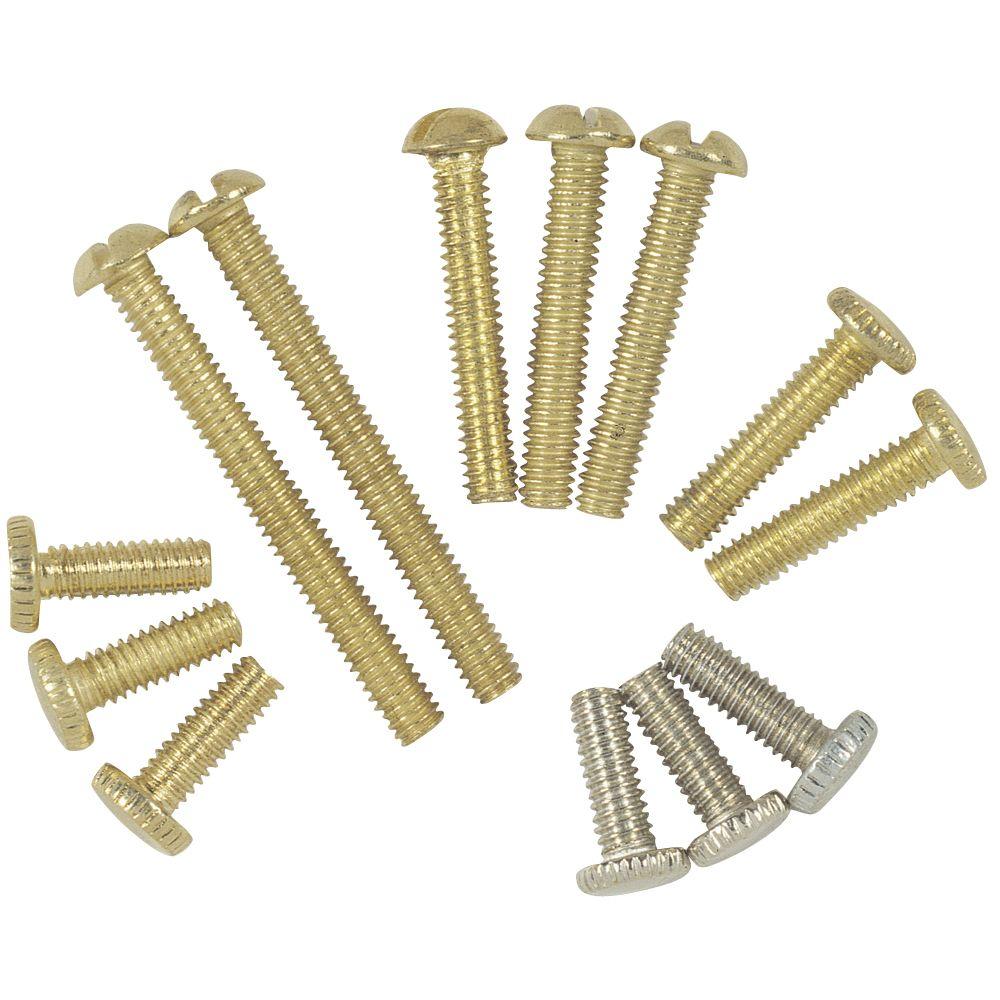 Commercial Electric Assorted Fixture Screws (13Piece)81985 The Home