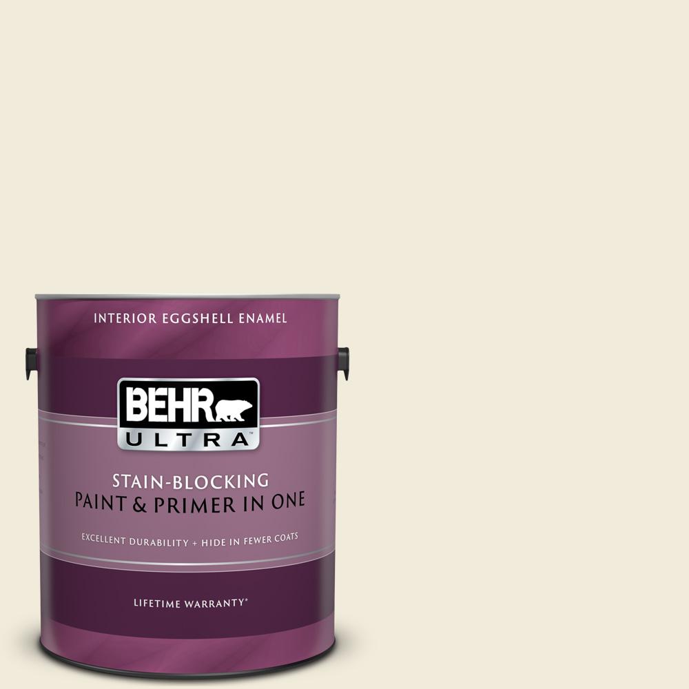 Behr Ultra 1 Gal Ul160 11 Coastal Beige Eggshell Enamel Interior Coastal Beige Eggshell Enamel Interior