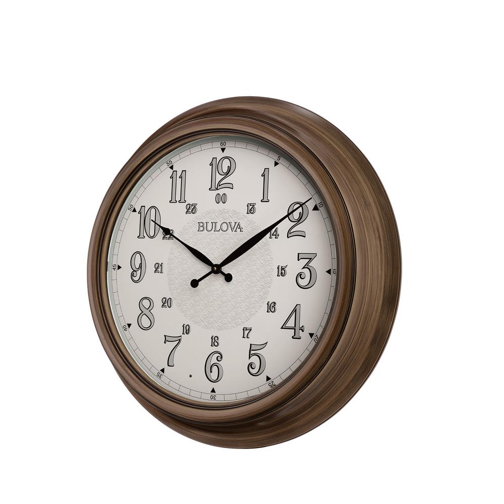 24 In H X W Indoor Outdoor Wall Clock With Metal Case