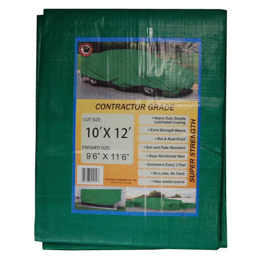 Brown T.W Evans Cordage Co. T.W Evans Cordage B1530 15-Feet by 30-Feet Buffalo Poly Tarp