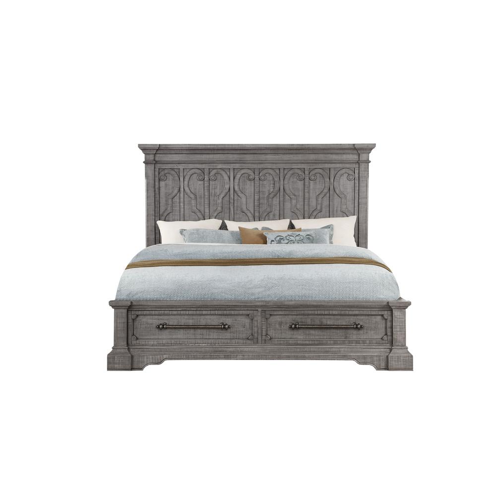 Acme Furniture Artesia Salvaged Natural Queen Bed With Storage Acme Furniture Artesia Salvaged Natural Queen Bed With Storage