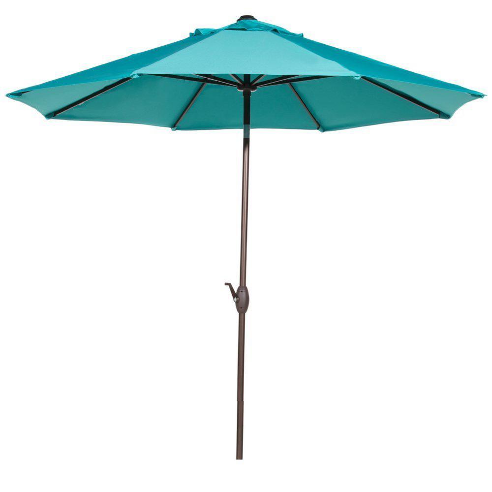 Without Stand Cantilever Umbrellas Patio The Home Depot 9 Ft