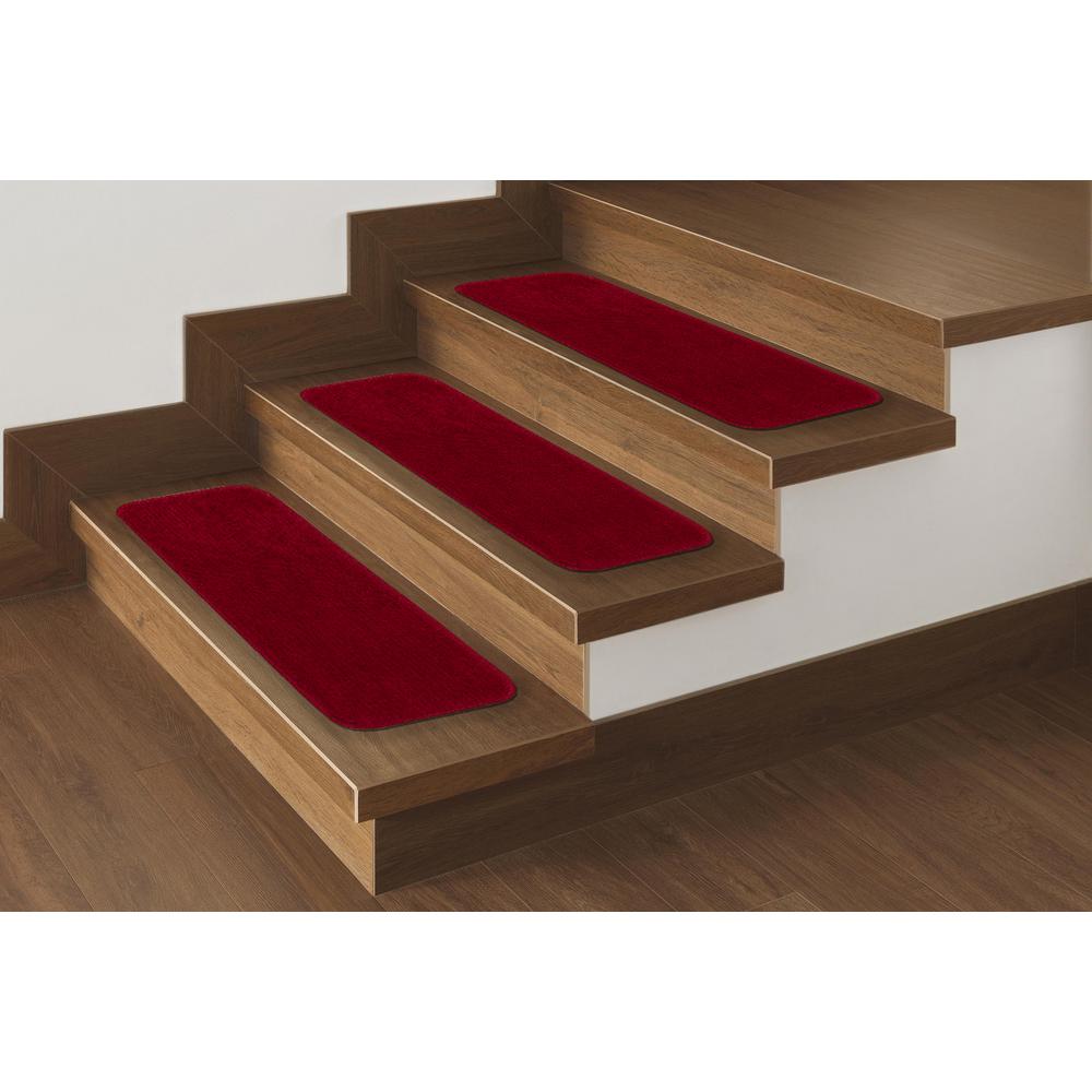 Machine Washable Stair Tread Covers Rugs The Home Depot Rubber Back Stair Tread Cover