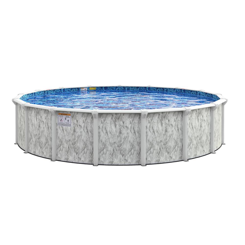 Round-24 ft. - 54 - Hard Sided Pools - Above Ground Pools - The Home Depot