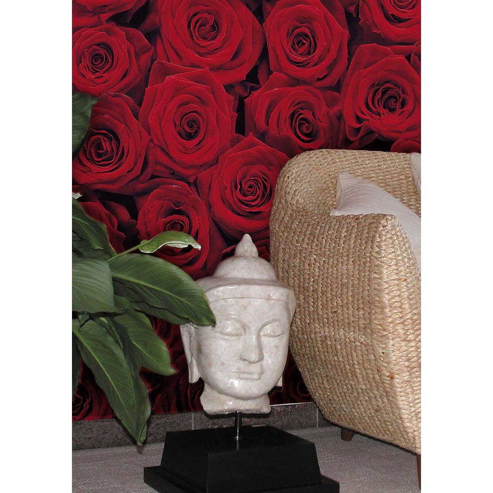 Komar 106 in. x 76 in. Roses Wall Mural4077 The Home Depot