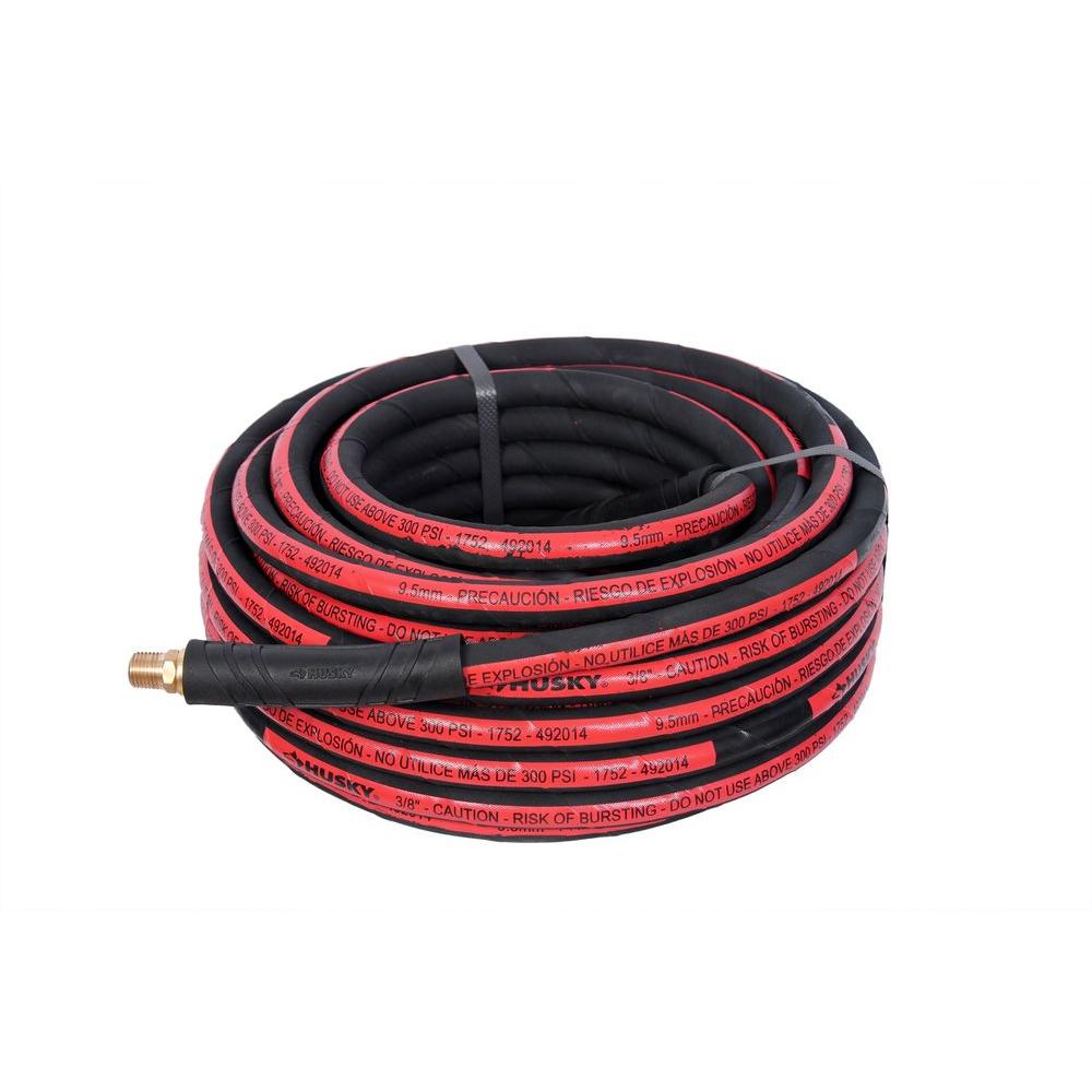 Husky 3/8 inch x 50 ft. Premium Rubber Air Hose by Husky